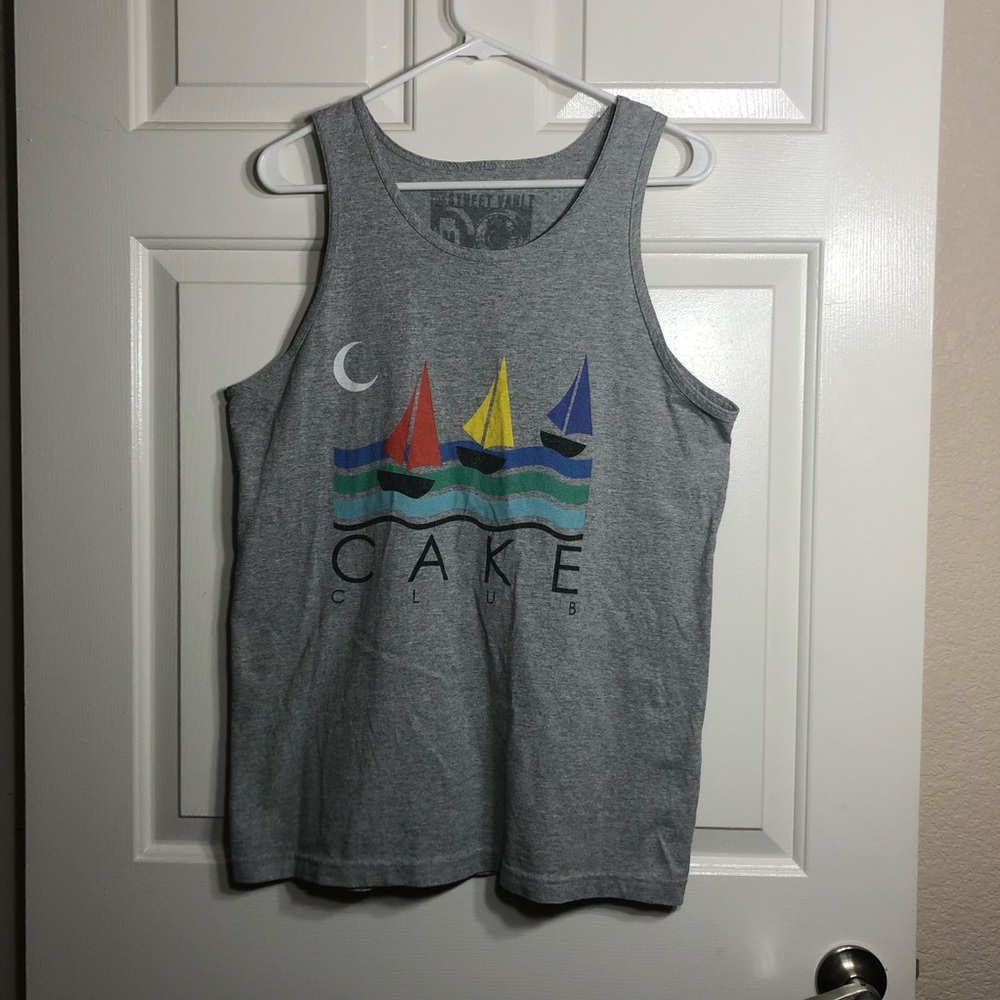 Cake Club The Street Vault Mens Tank Top Shirt Size Medium